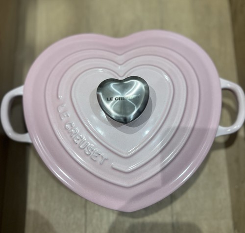 Creuset shallow heart - le,