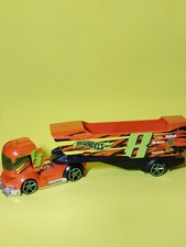 Hot Wheels 2018 Mattel Big Rig Heat Truck & Trailer FKW91
