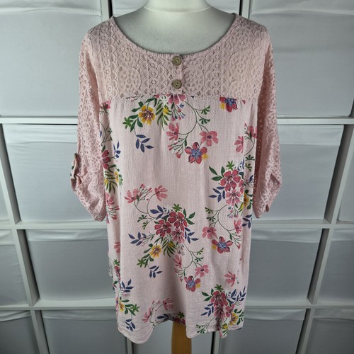 Made italy pink floral - in,