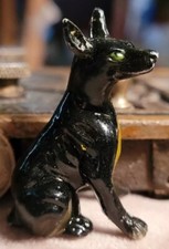Vintage BLACK DOBERMAN?  PUPPY