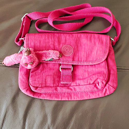 Kipling pink nylon - pink,