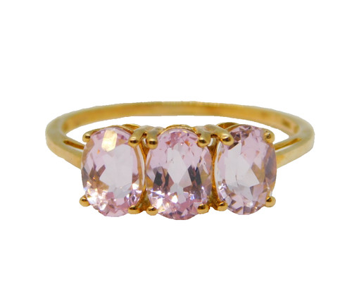 10ct yellow gold three - yellow,