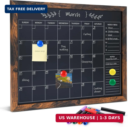 Chalkboard calendar for - chalkboard,