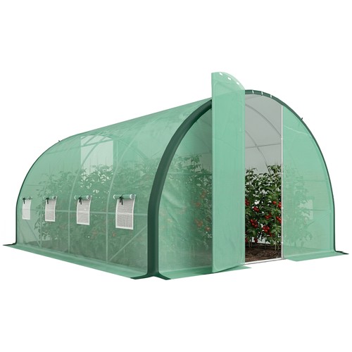 Outsunny tunnel greenhouse - outsunny,