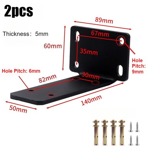 4pcs floating shelf brackets - floating,