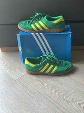 Men's Adidas Hamburg  in green and yellow size 9.5 