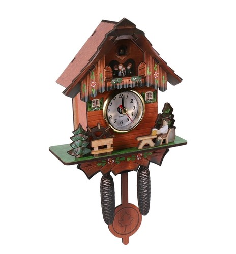 Retro cuckoo clock european - cuckoo,