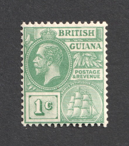 British guiana kgv green - british, 1c