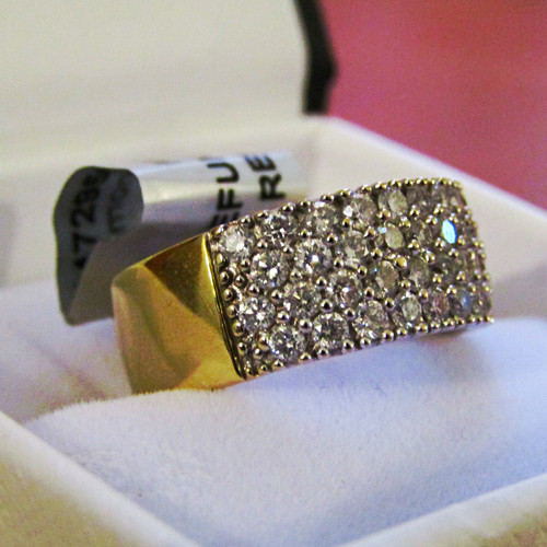 Heavy 18ct yellow gold 00ct - heavy,