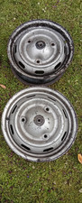 Renault R12 R15TL R16 14" 3 stud steel wheels classic parts R4 R16 R17
