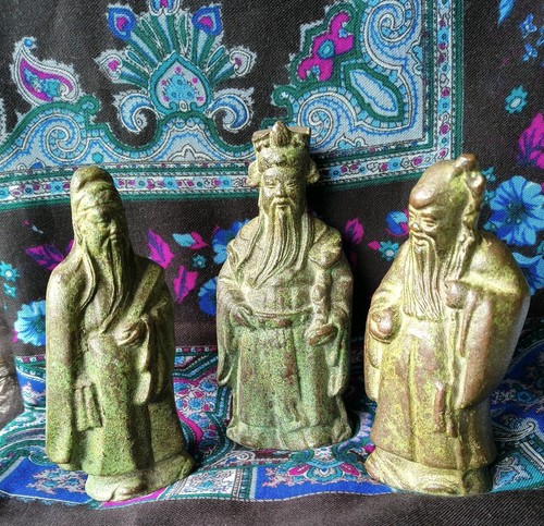 Chinese solid bronze star gods - star,