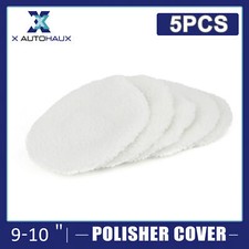 5pcs 9-10 Inch White Plush Car