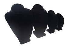 Black Velvet Necklace Holder
