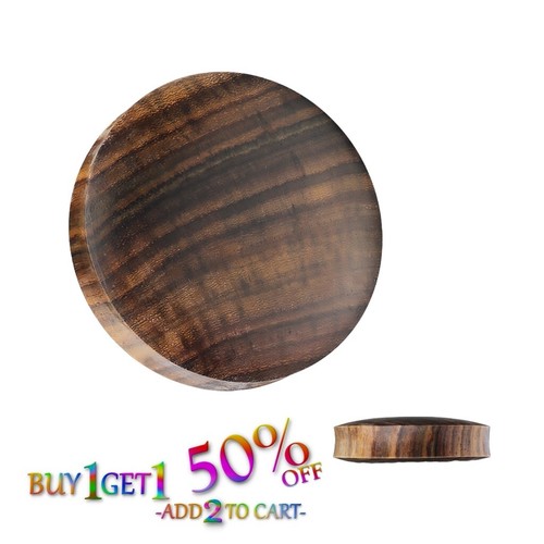 Pair 30mm brown sono wood - pair,