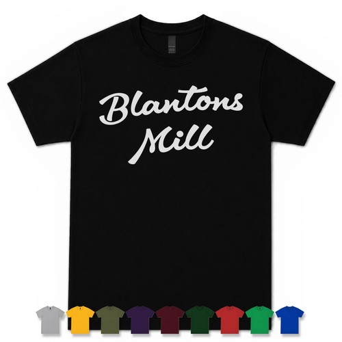 Blantons mill retro script - retro,