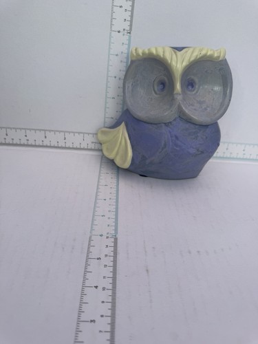 Chunky ceramic owl figurine - ceramic,