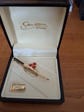 Stratton of London Tie Clip - 22ct Gold Plated