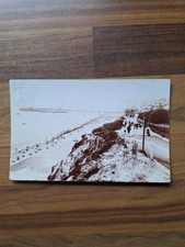 Old Postcard Bournemouth Beach Sea Front Real Photo Card 1905
