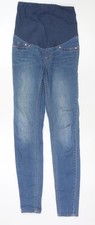 H&M Women's Blue Skinny Maternity Jeans Size 6