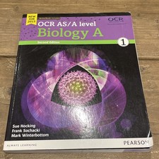 OCR AS/A level Biology A Student Book 1 + ActiveBook by Sue Hocking, Mark...
