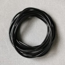 12 Black Gummies Shag Bands