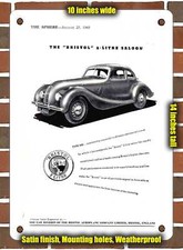Metal Sign - 1949 Bristol 2 Litre Type 400 - 10x14 Inches