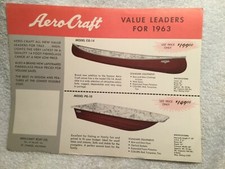 1963 Ad for Aero Craft Boat