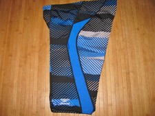 SPEEDO ENDURANCE Swimsuit JAMMER Size 34 Poly SWIM Suit BLUES GRAYS and BLACK