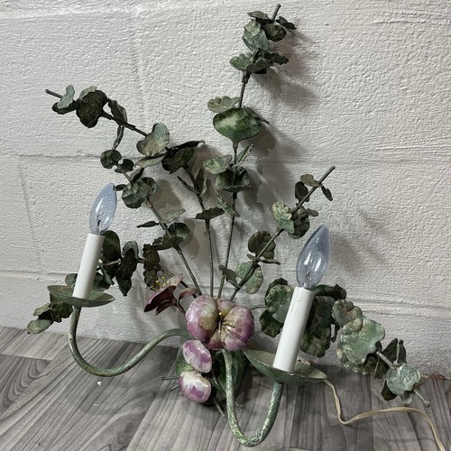 Antique french tole - french, sconce