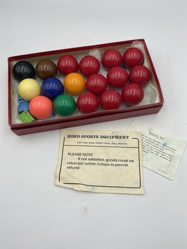 Snooker balls 3cm boxed - balls, set