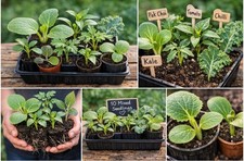 10 Mixed Vegetable Seedlings -
