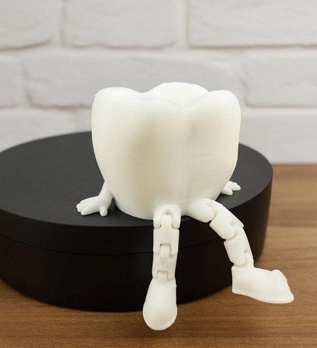 Articulated tooth ornament - articulated,