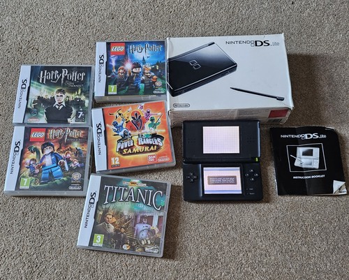 Nintendo lite black - ds, games