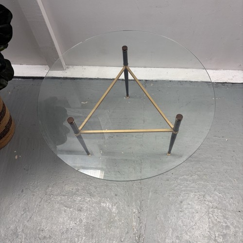 Vintage black gold - glass, top