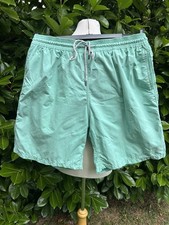 Vilebrequin Mens Swim Shorts Light Blue Cyan Light Teal XXXL Drawstring Trunks