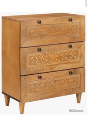 BOXED SIDEBOARD LIGHT BROWN 60