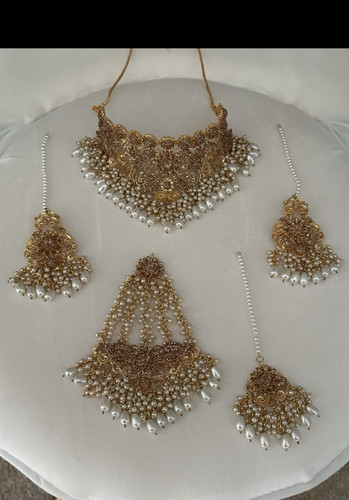 Unworn bridal gold pearl - unworn,
