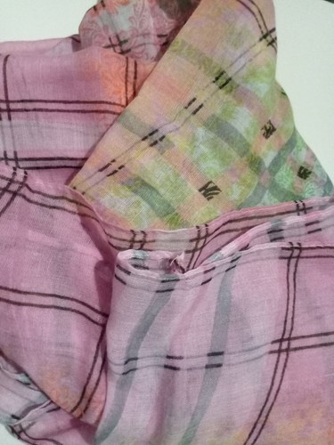 Pink multicolour neck scarf - pink,