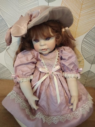 Large porcelain doll - large,