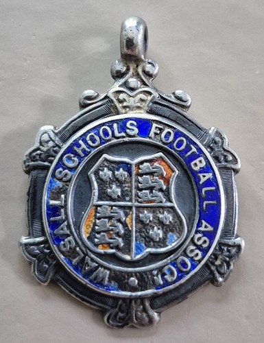 Antique solid silver enamel - solid,