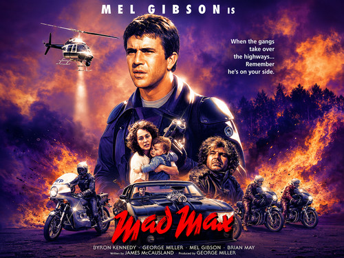 Mad max 1979 quad film - mad, poster