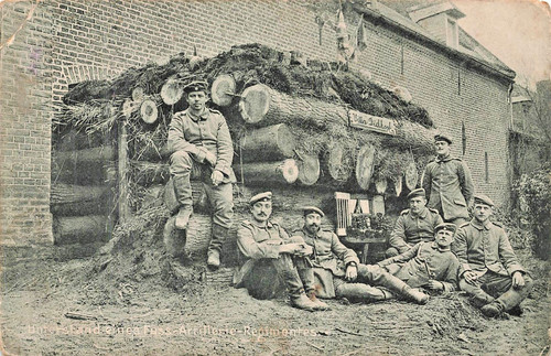 Wwi german soldiers postcard - wwi,