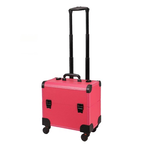 Rolling makeup case - rolling,
