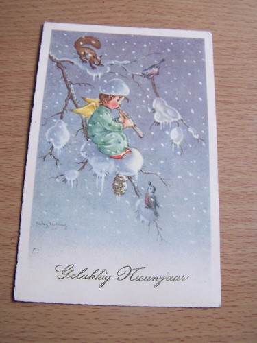 Fairy playing flute - playing, bird
