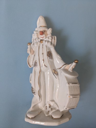 Vintage porcelain clown - vintage,
