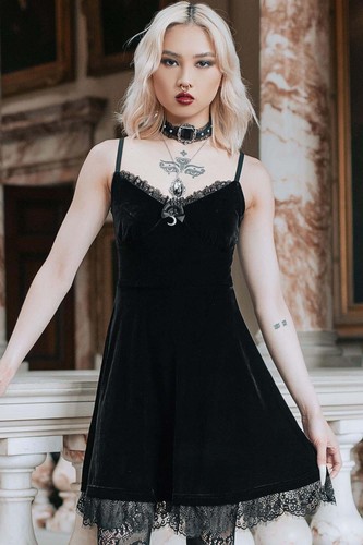 Killstar moonstruck mini dress - killstar,