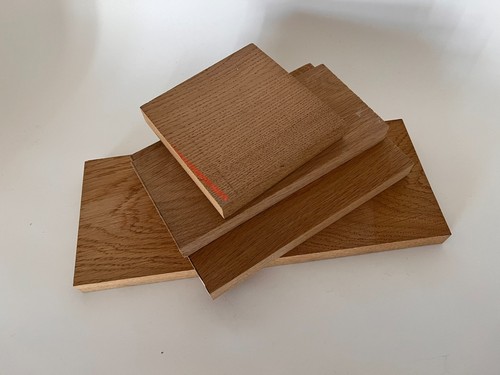 Oak boards planed - oak, 19mm