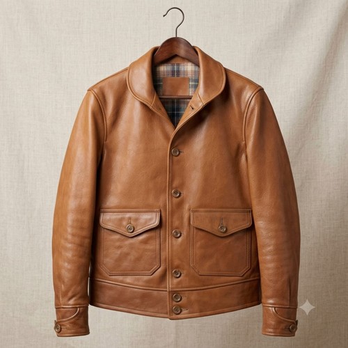 Mens brown real leather - mens,