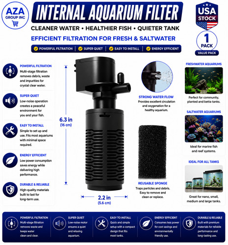 Aquarium filter for 10 - aquarium,