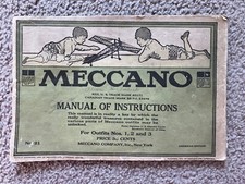 Antique 1921 Meccano Model